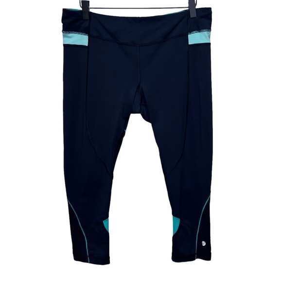 Lululemon Run Inspire Crop Leggings Size 12 Activewear Yoga - Picture 1 of 8